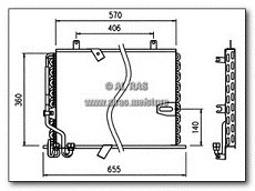 COND. BMW E34 5/7