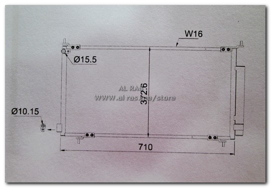 COND-HONDA CRV 03-08