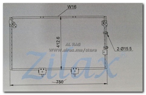 COND-LEXUS LS400 /95-00