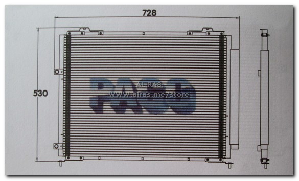 COND / PACO / ACURA MDX 01-03 / HONDA PILOT 03-08