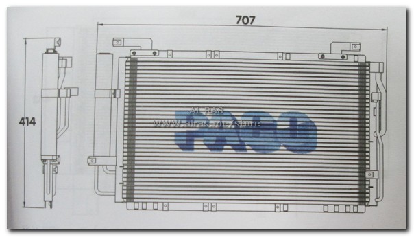 COND / PACO / HY MATRIX / KIA LAVIT 04-07 