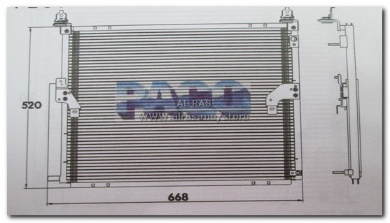 COND / PACO / TYT FJ CRUISER 07-09 