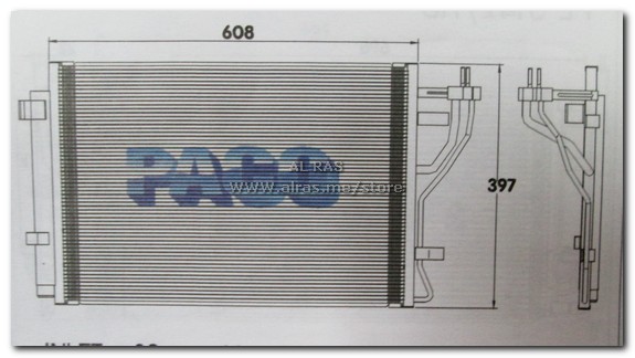 COND / PACO / KIA CERATO 09-11 