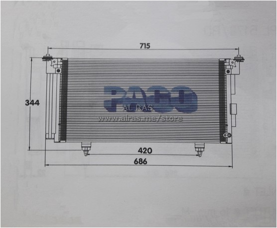 COND /SUBARU OUTBACK/ FORESTER 10-11