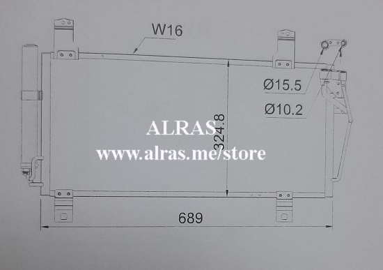 COND/MAZDA 6 2010-2013